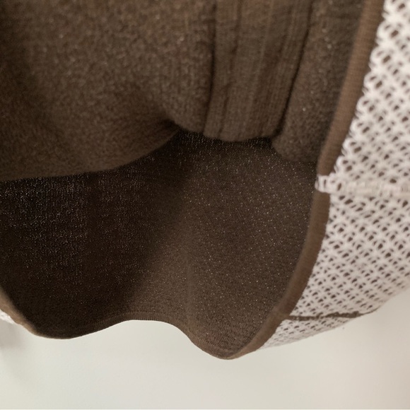 Title Nine Brown & Cream Sweater Jacket w/Hood Size S - Picture 6 of 8